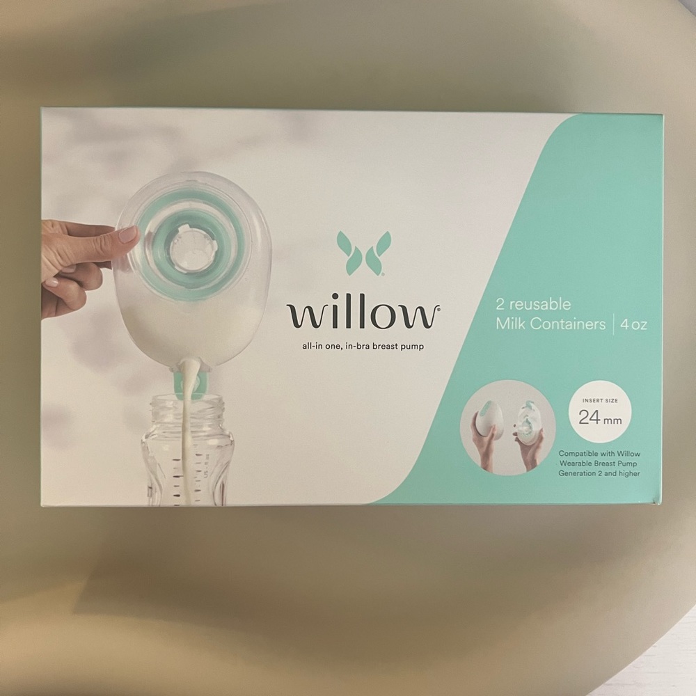 Willow 3.0 pump - reusable milk containers